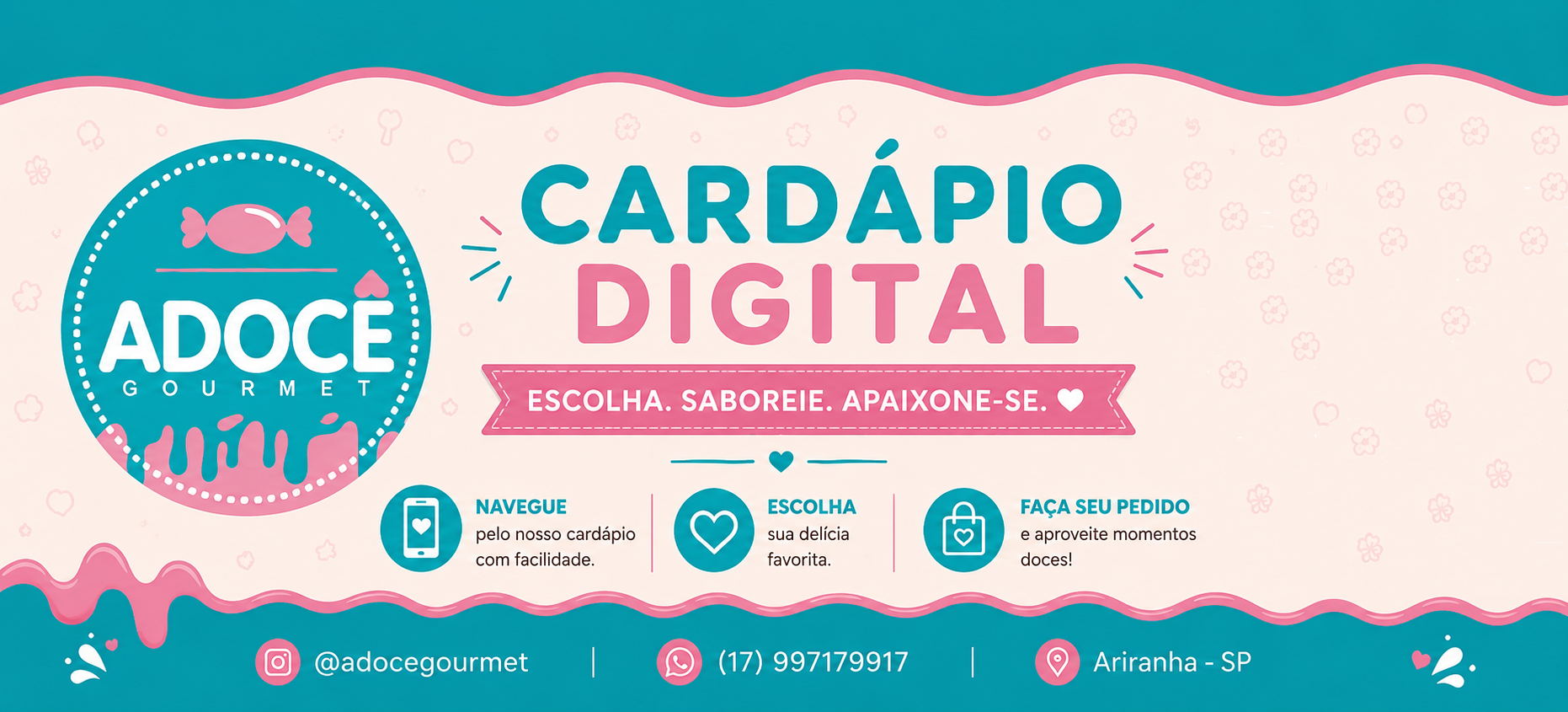 Cardápio Digital Adoce Gourmet